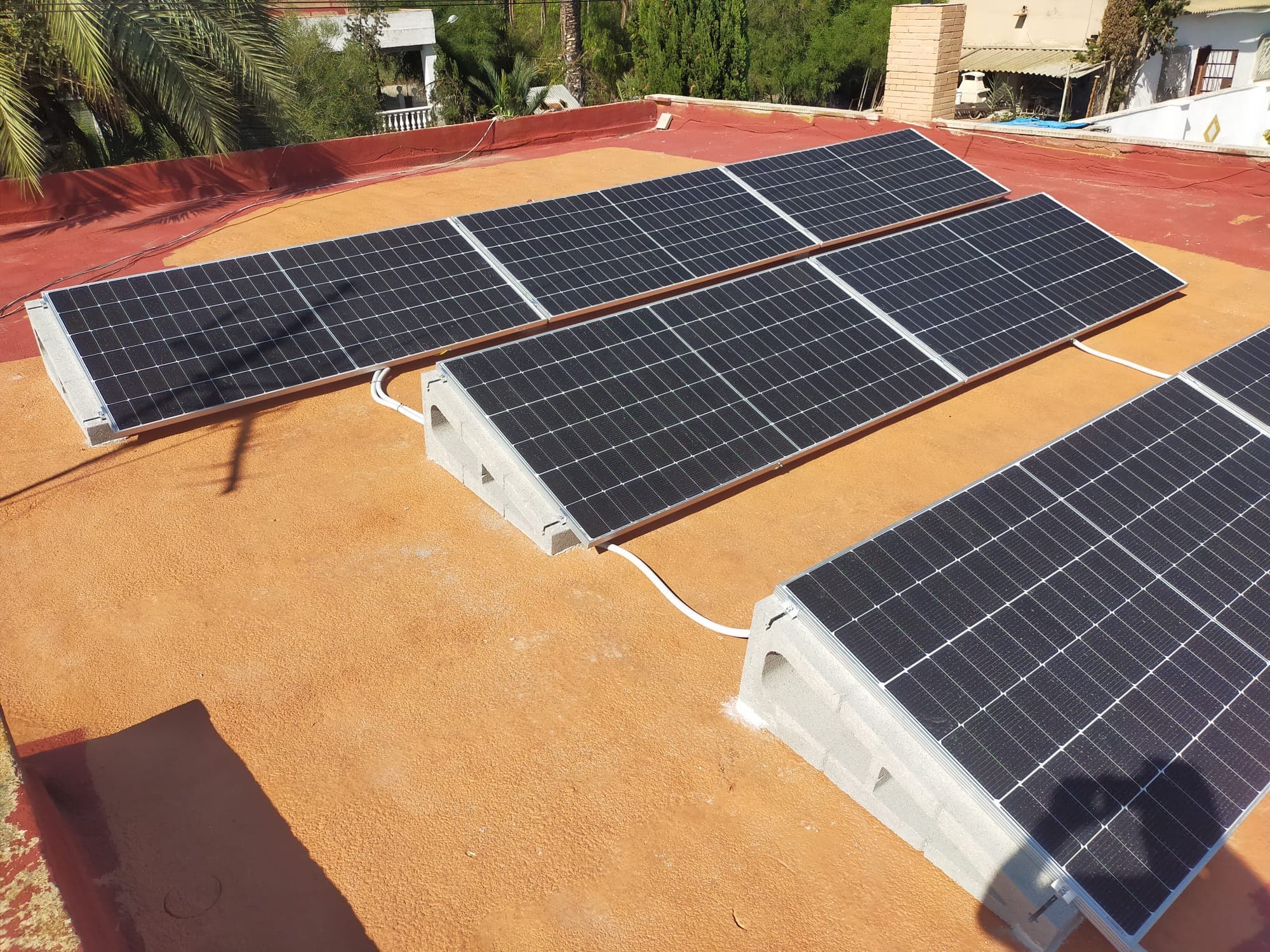 Solar panel installation by Sunrise Energy
