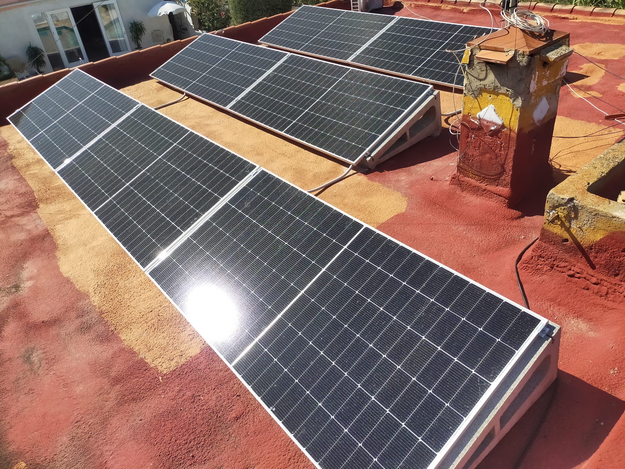 Solar panel installation by Sunrise Energy