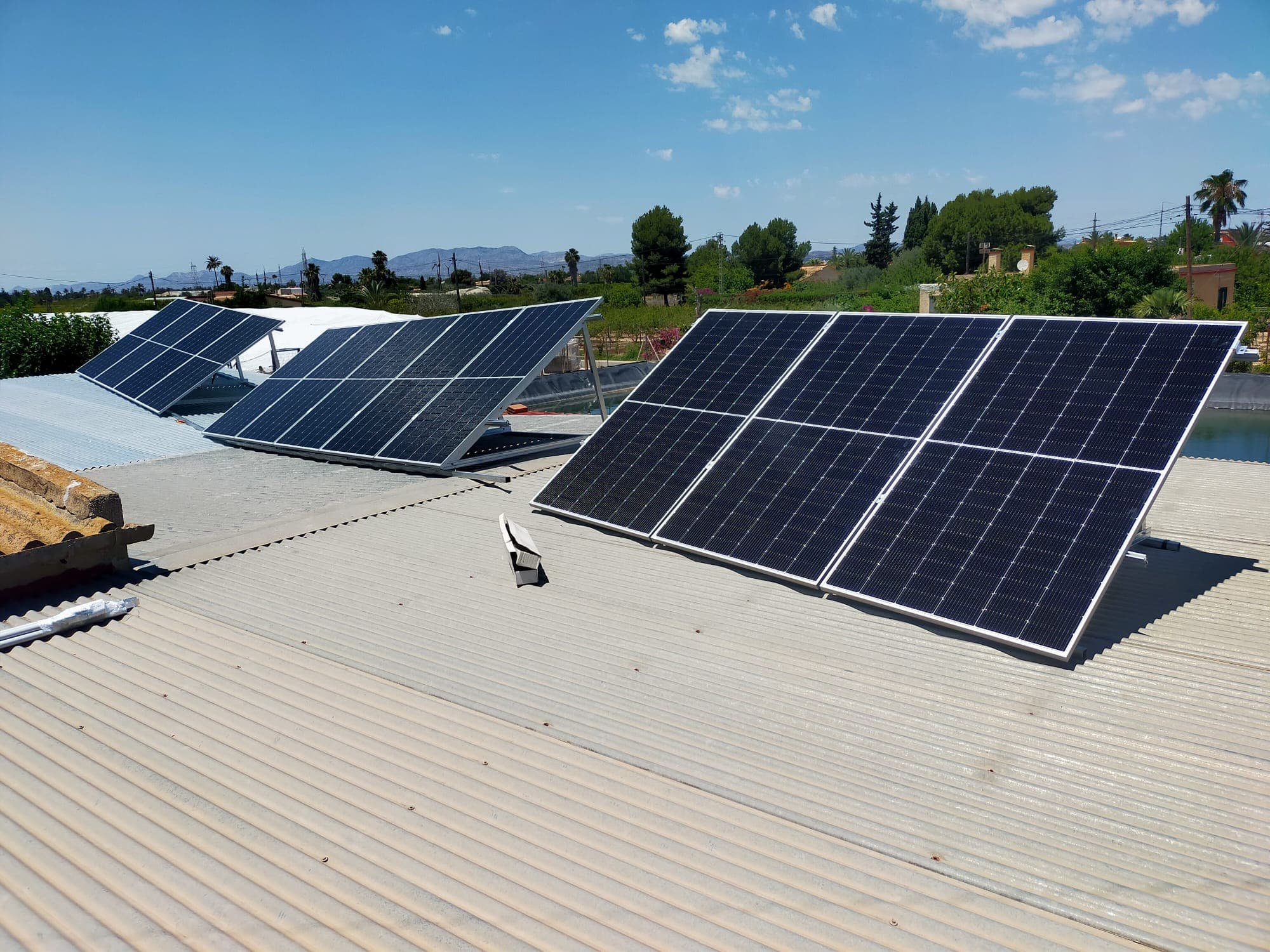 Solar panel installation by Sunrise Energy