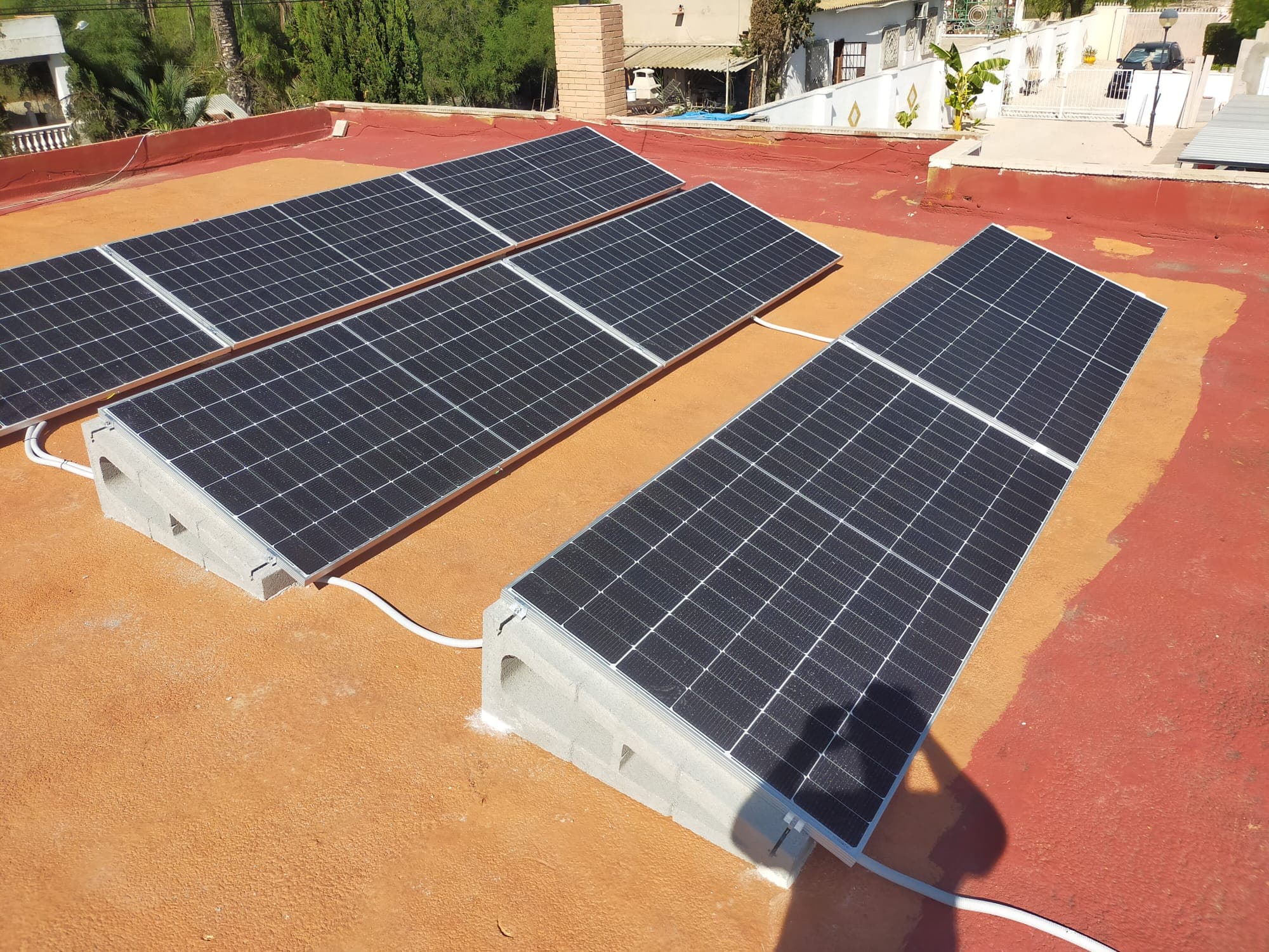 Solar panel installation by Sunrise Energy
